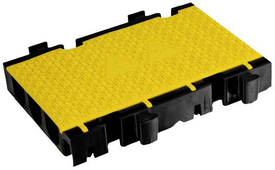 DEFENDER by Adam Hall Partie centrale de pont de câbles 86900250 Polyuréthane noir/jaune Nombre de canaux: 3 500 mm Cont