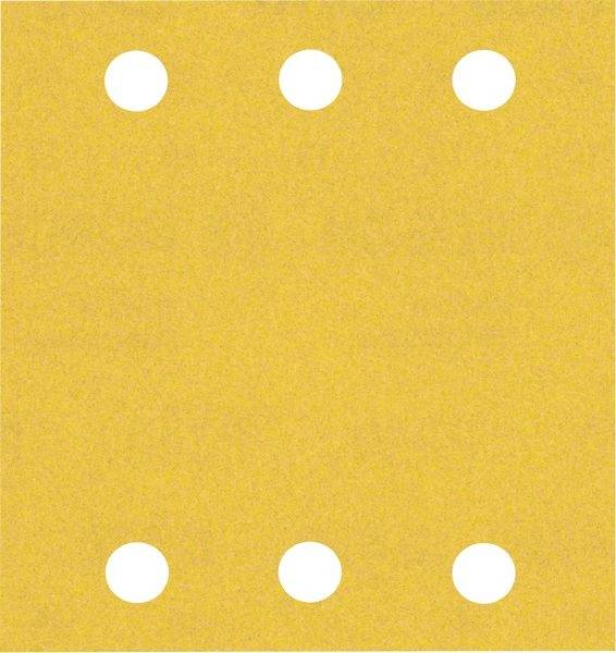 Six points blancs régulièrement répartis sur un fond orange, disposés en deux rangées.