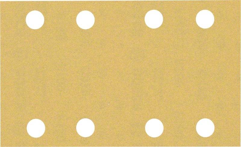 Une surface brune avec deux rangées parallèles de cercles blancs régulièrement espacés.