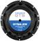 Haut-parleur rond portant l'inscription 'CRUNCH GTS6.2W, 100/200 WATTS, 3 OHMS'.