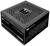 Bloc d'alimentation noir pour ordinateur portant l'inscription 'Thermaltake Toughpower PF1 1050W', avec des fentes de ventilation et des connexions de câbles visibles.
