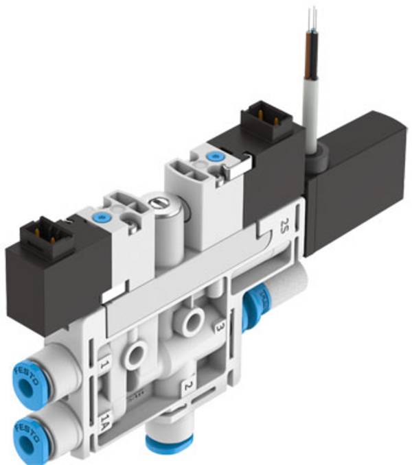 FESTO Buse d'aspiration de vide OVEL-5-H-10-PQ-VQ4-UA-C-A-B2PNLK-H3 8069570 24 V/DC 4 mm Largeur nominale (détails) 0.45 mm Matériau du boîtier PA Matériau isolant NBR