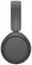 Casque audio noir over-ear de la marque Sony, au design épuré. Le pavillon et l'arceau portant le logo Sony sont clairement visibles.