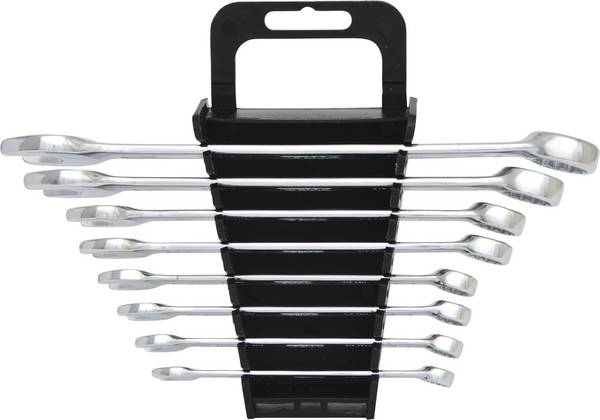 KS Tools 517.0048 5170048 Jeu de clés à œil à cliquet  Ouverture de clé (métrique) 8 - 19 mm