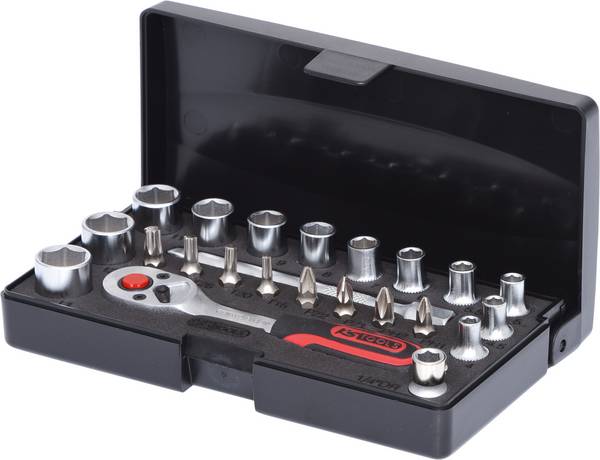 KS Tools 9110623 Set de douilles en pouces 1/4" (6.3 mm) 23 pièces 911.0623