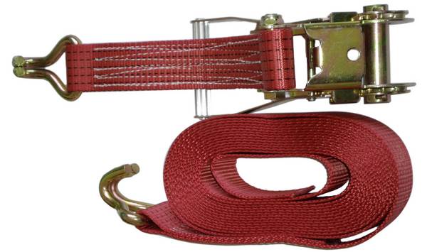 HP Autozubehör 12307 Sangle de serrage double Force de traction LC : arrimage plaquant (simple/direct)=2500 daN (L x l x H) 8 m x 7 cm x 4.7 cm à cliquet EN 12195-2