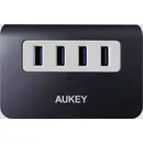 Aukey 4260397844588 Hub USB 4 ports USB-A USB 3.2 Gen1 5 GBit/s gris-blanc CB-H5