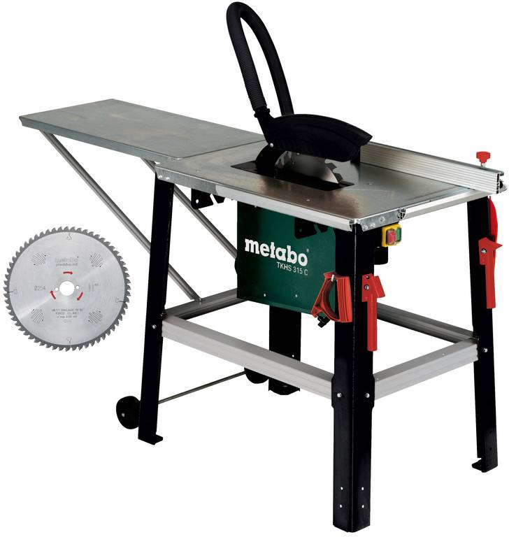 Metabo TKHS 315 C - 2,8 DNB Set Scie circulaire de table 315 mm 30 mm