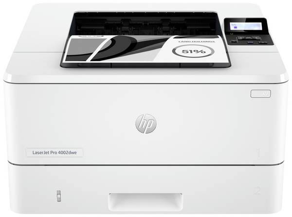 HP LaserJet Pro 4002 dwe Imprimante à jet d'encre laser, couleur noir et blanc A4 40 pages/min 4800 x 600 dpi Bluetooth®, recto-verso, réseau, Wi-Fi, USB