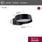 'Applique murale noire aux dimensions 65 mm x 162 mm x 195 mm. Puissance : 12,5 W, indice de protection IP44. Garantie de 5 ans.'