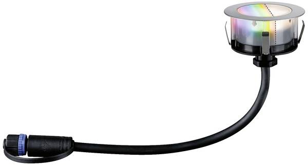 Paulmann Floor 94751 Système d'éclairage Plug&Shine ZigBee luminaire extérieur monté en saillie LED (extension) LED 2 W RVBB acier inoxydable