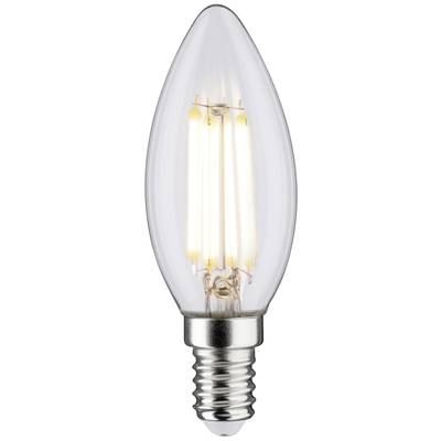 Ampoule à filament visible, forme de bougie avec culot E14.