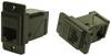 Cliff Fiche mâle de traversée en métal à angle droit CP30752MB3 Adaptateur/prolongateur encastrable noir 1 pc(s)
