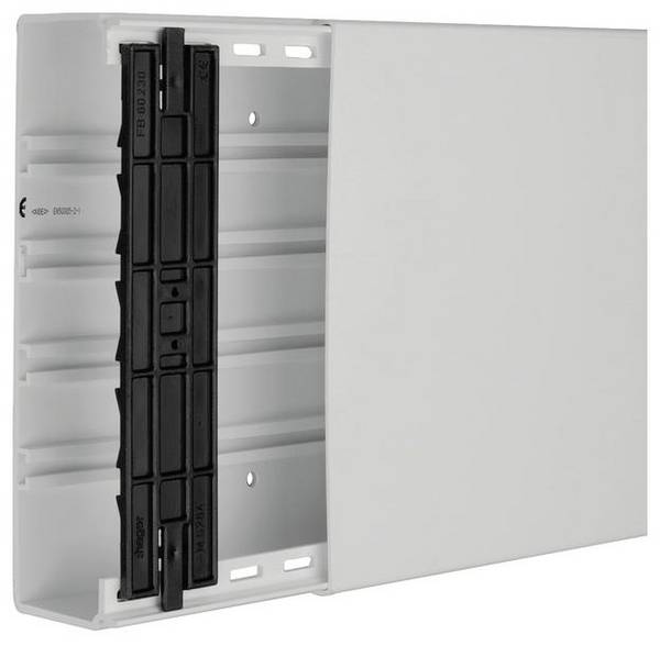 Hager FB6023007035 Goulotte de câble (L x l x H) 2000 x 230 x 61 mm 2 m gris