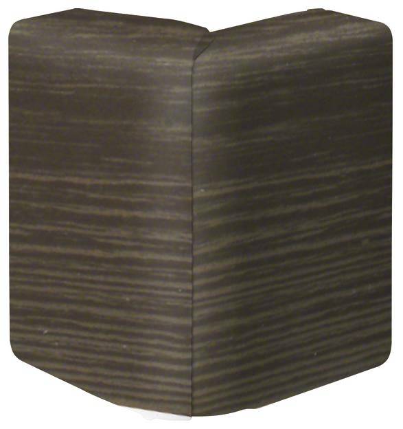Coin d'angle en bois brun servant de protection de chant pour les meubles. Idéal pour les tables et autres meubles afin d'éviter les dommages.