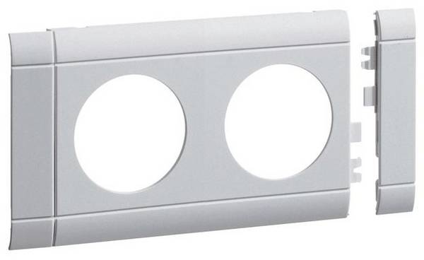 Hager GB08020LAN Cache couvercle de prise (L x l x H) 152 x 150.0000 x 80.0000 mm 1 pc(s) aluminium