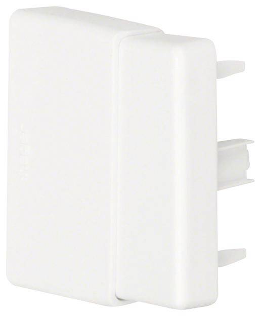 Boîtier en plastique blanc avec plusieurs connecteurs sur le côté, probablement destiné à des applications électriques ou électroniques.