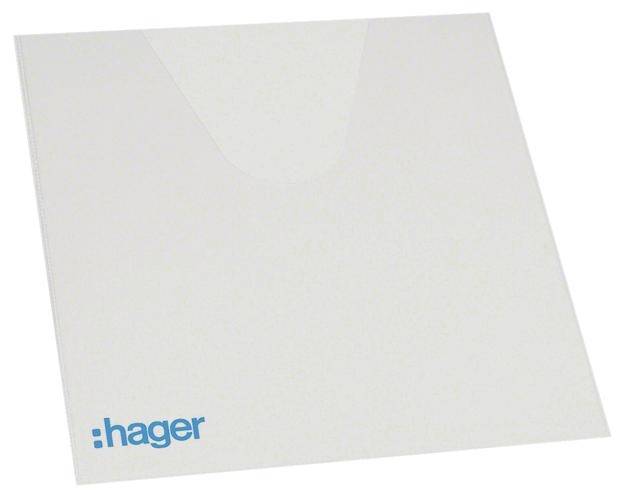 Hager VZ407 Etui en carton Hager VZ407 Volta 220x240mm f.document transparent Porte-schéma plastique multicolore 1 pc(s)