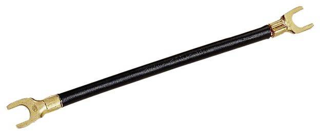 'Une clé à molette flexible en laiton avec une surface de poignée striée noire, utilisée pour serrer ou desserrer des écrous ou des boulons.'