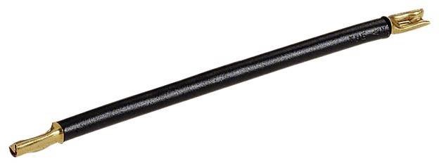 Hager K67H Cavalier Hager K67H NYAF 6qmm 110mm long, broche couleur : noir Protège-câbles 1 pôle 6 mm² 1 pc(s)