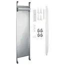 Hager UF31NW Hager UF31NW boîtier complet multimédia universel 1050mm 1champ ou modules de brassage Champ complet multic