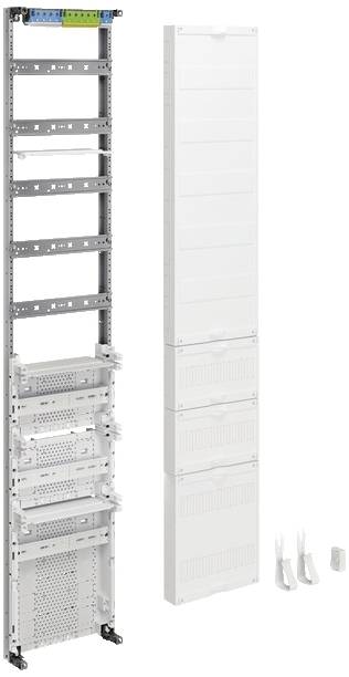 Hager ZU59VT5APZ2 Hager ZU59VT5APZ2 champ de distribution universel 1350mm 5 rangées 1 champ avec RFZ et APZ inférieur C