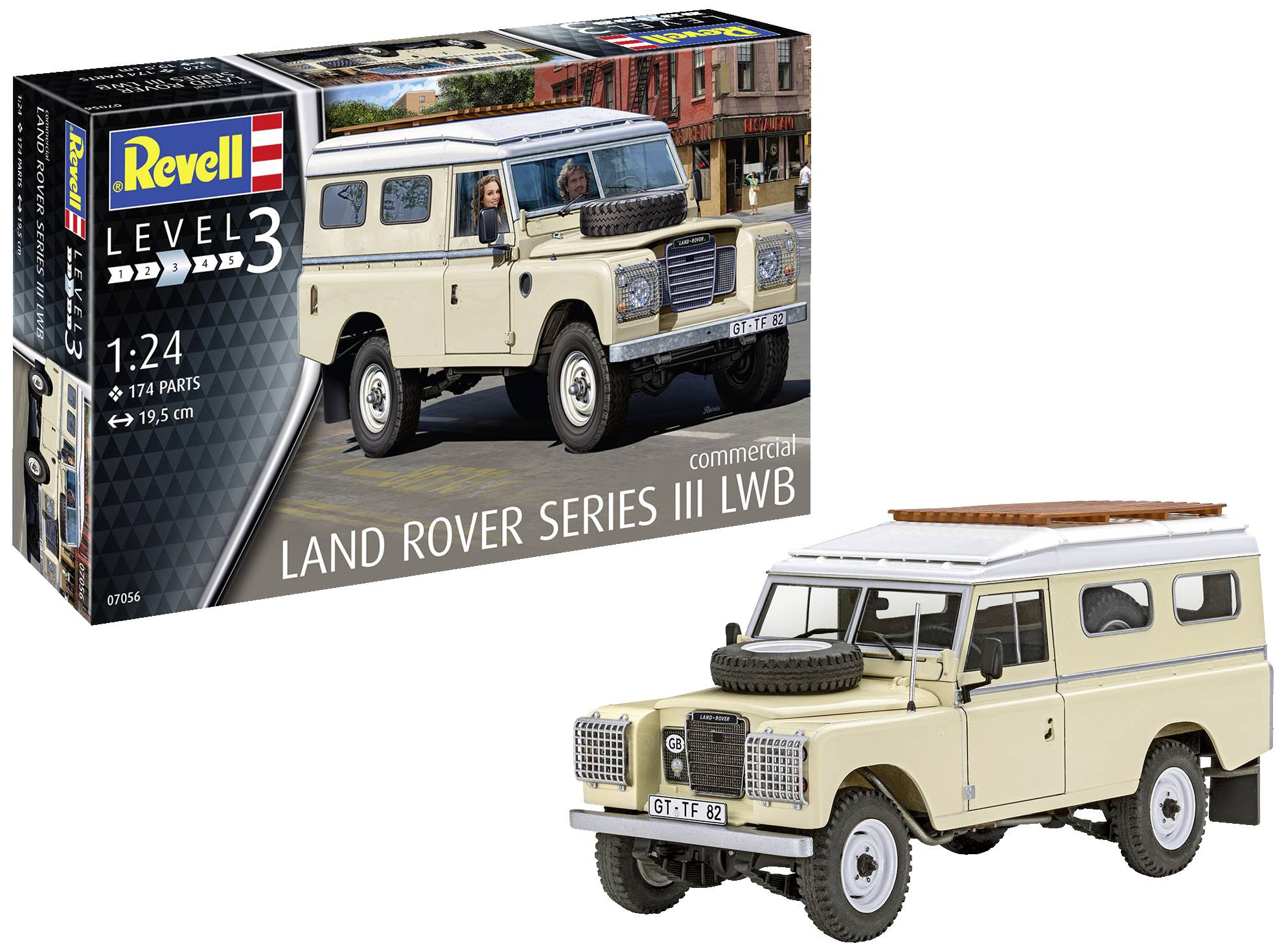 Revell 07056 Land Rover Series III LWB (commercial) Maquette de voiture 1:24