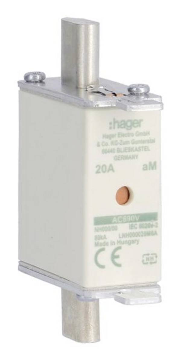 Hager LNH000020M6A Fusible NH     20 A   3 pc(s)