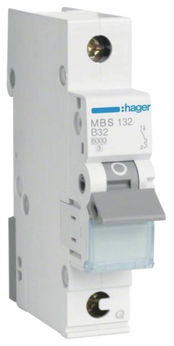 Hager MBS132 MBS132 Disjoncteur 1 pôle 32 A 400 V