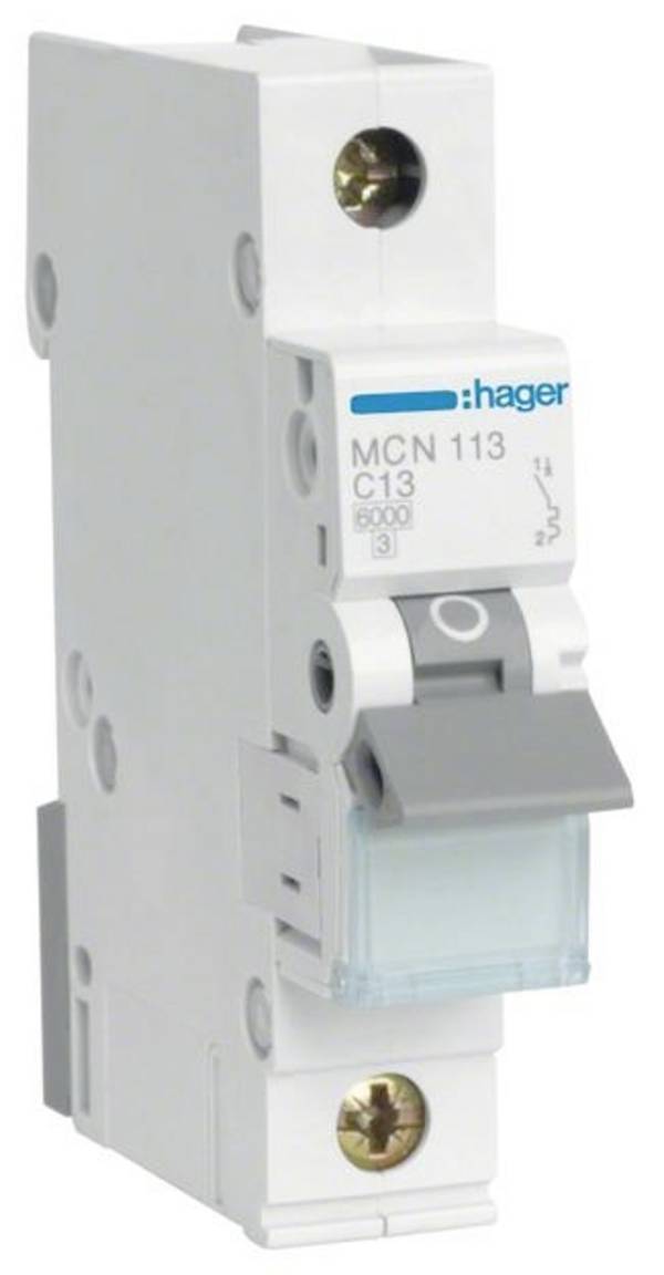 Hager MCN113 MCN113 Disjoncteur    1 pôle 13 A  400 V