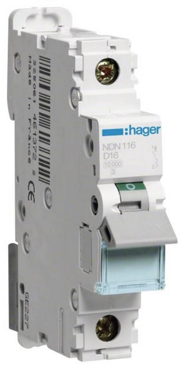 Hager NDN116 Sonstiger Schalter/Taster Disjoncteur    1 pôle 16 A  400 V