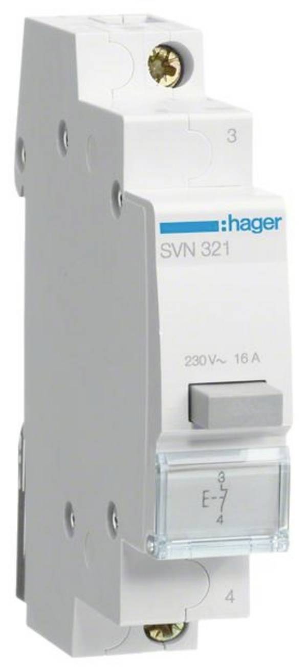 Bouton-poussoir      16 A  230 V  Hager SVN321