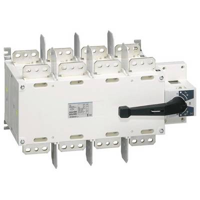Un sectionneur électrique à poignée rotative, généralement utilisé pour la mise en marche et l'arrêt des circuits électriques dans des applications industrielles.