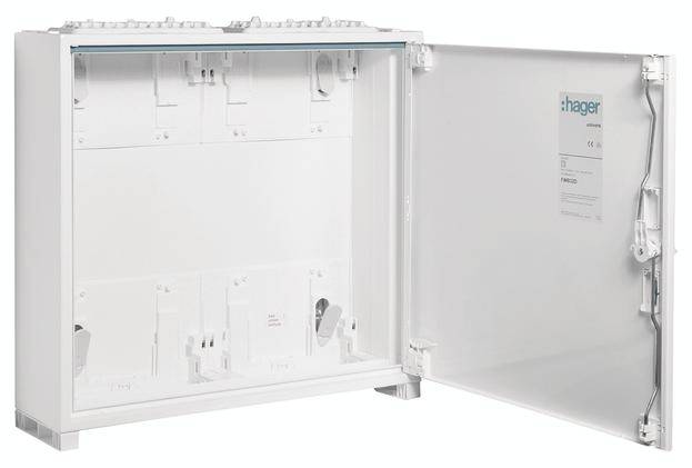 Hager FWB32D Armoire de distribution montage apparent (en saillie) Nombre de divisions = 24 Nbr de rangées = 3 Contenu 1 pc(s)