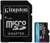 Carte microSD Kingston Canvas Go! Plus 512 GB Class 10 UHS-I avec adaptateur SD