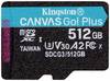 Carte microSD Kingston Canvas Go! Plus 512 GB Class 10 UHS-I