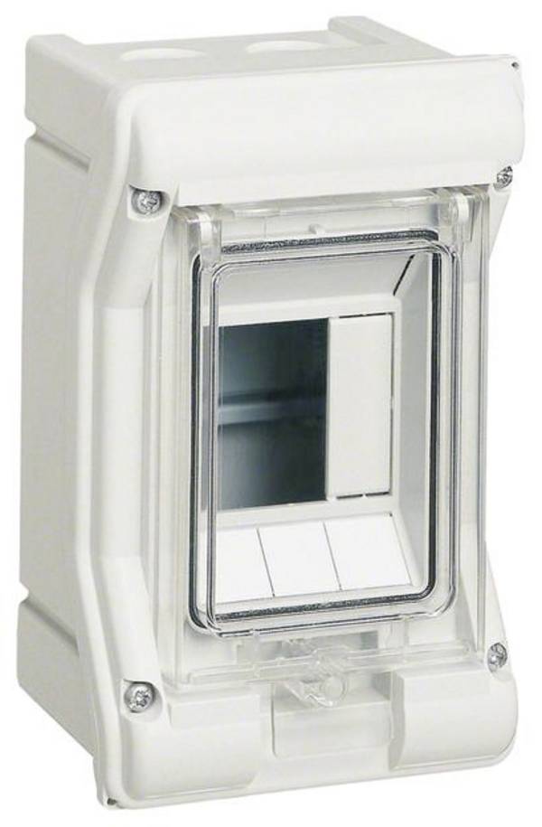 Hager VE103D VE103D Coffret de distribution montage apparent (en saillie) Nbr de rangées = 1 Contenu 1 pc(s)