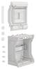 Hager VE106D Sonstige Installationstechnik Coffret de distribution montage apparent (en saillie) Nbr de rangées = 1 Contenu 1 pc(s)