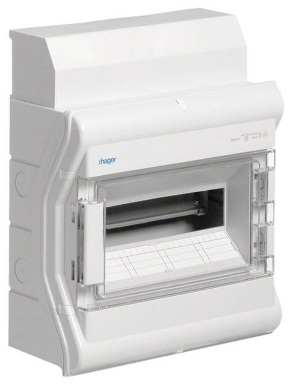 Hager VE112DN Hager VE112DN, 1 Stück(e), 310 mm, 151 mm, 302 mm Coffret de distribution montage apparent (en saillie) Nbr de rangées = 1 Contenu 1 pc(s)