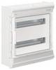 Hager VE218PN VE218PN Coffret de distribution montage apparent (en saillie) Nbr de rangées = 2 Contenu 1 pc(s)
