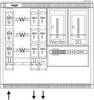 Hager ZAW102CK9 Armoire de conversion et de mesure montage apparent (en saillie) Contenu 1 pc(s)