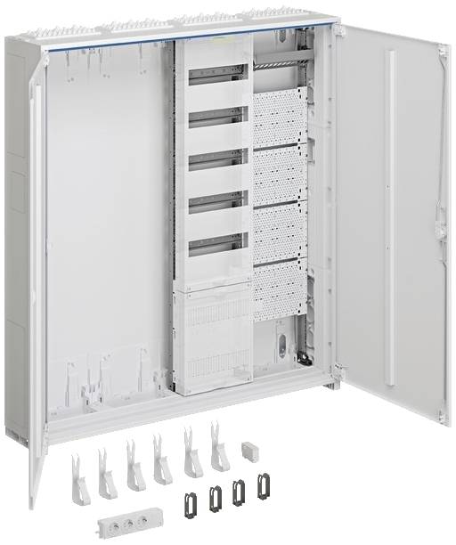 Hager ZB34NW1APZ2 ZB34NW1APZ2 Armoire système montage apparent (en saillie) Nombre de divisions = 4 Nbr de rangées = 5 C