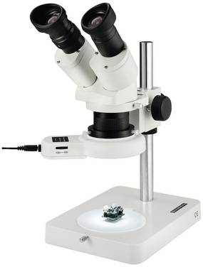 Eschenbach 33213 33213 Stéréomicroscope binoculaire 20 x lumière réfléchie