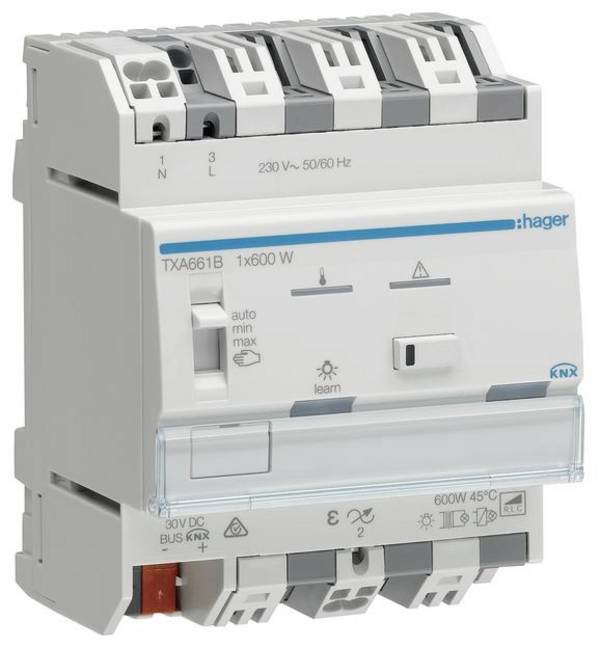 Hager KNX TXA661B Actionneur de gradation