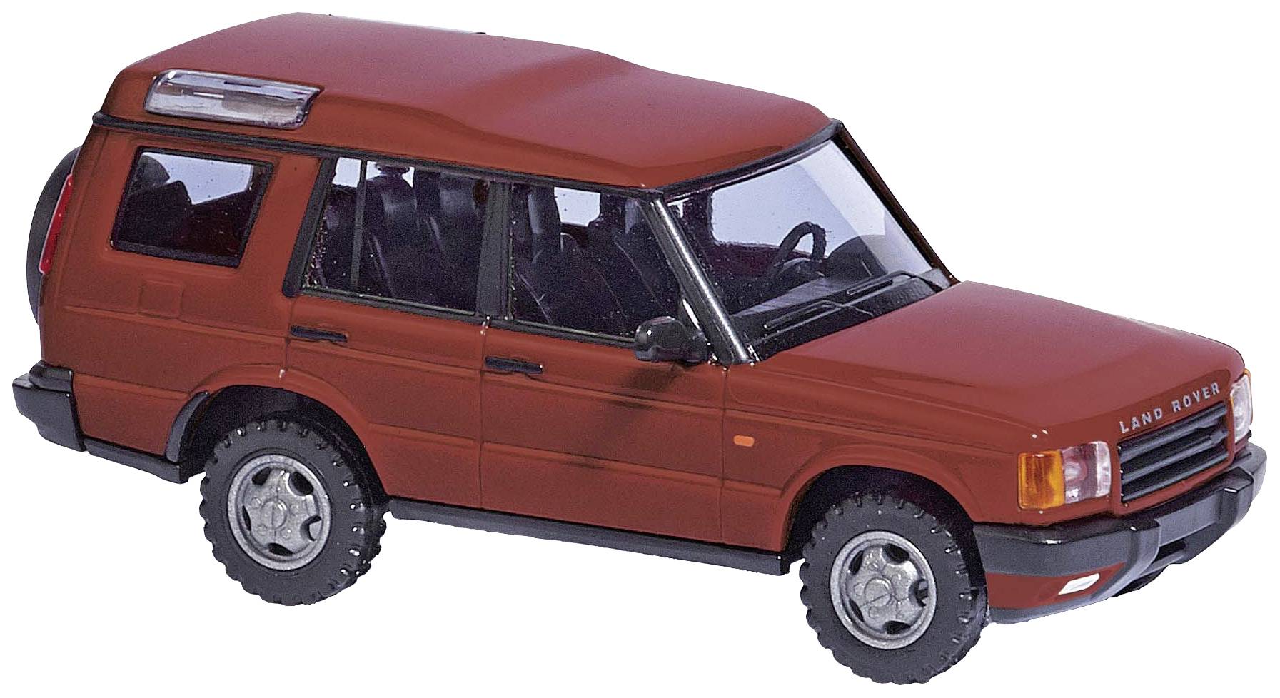 Busch 51903 H0 Modèle réduit de voiture particulière Land Rover Discovery brun-rouge