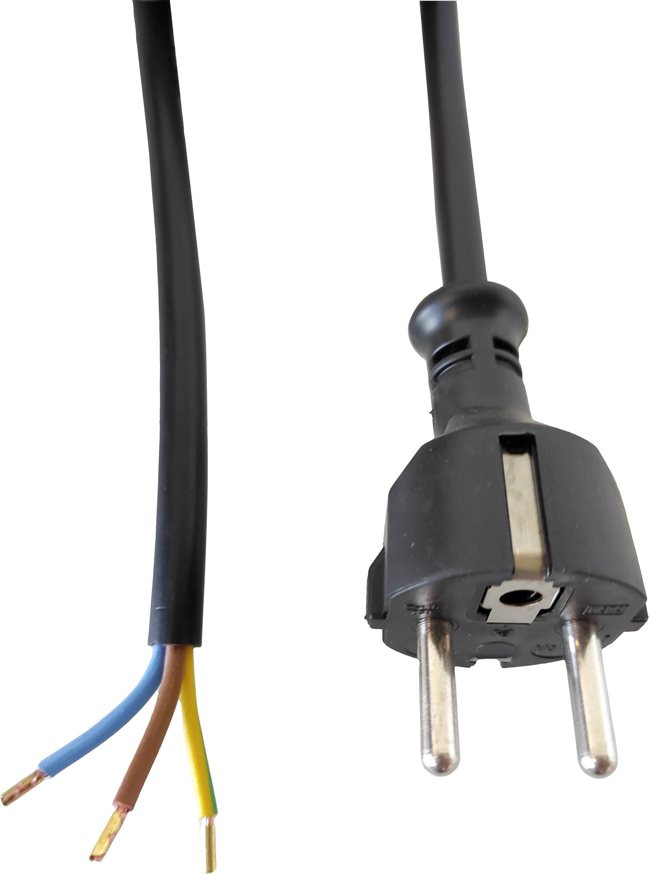 HELU 84464-1 alimentation Cordon électrique noir 2 m
