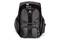 Un sac à dos noir avec plusieurs compartiments et fermetures éclair. Idéal pour le transport des ordinateurs portables et des livres.