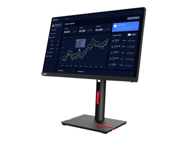 Moniteur LED Lenovo ThinkVision T22i-30 CEE C (A - G) 54.6 cm 21.5 pouces 1920 x 1080 pixels 16:9 4 ms DisplayPort, HDMI-1