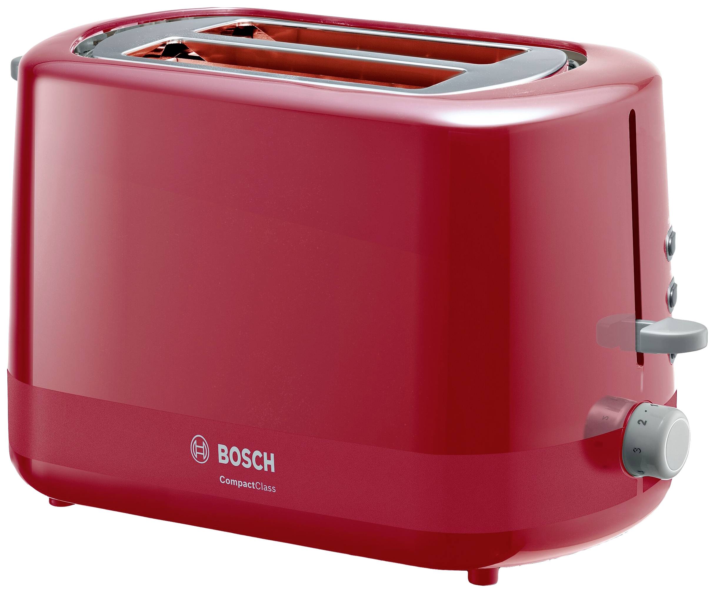 Bosch Haushalt TAT3A114 Grille-pain avec grille spéciale viennoisieries  rouge - Conrad Electronic France