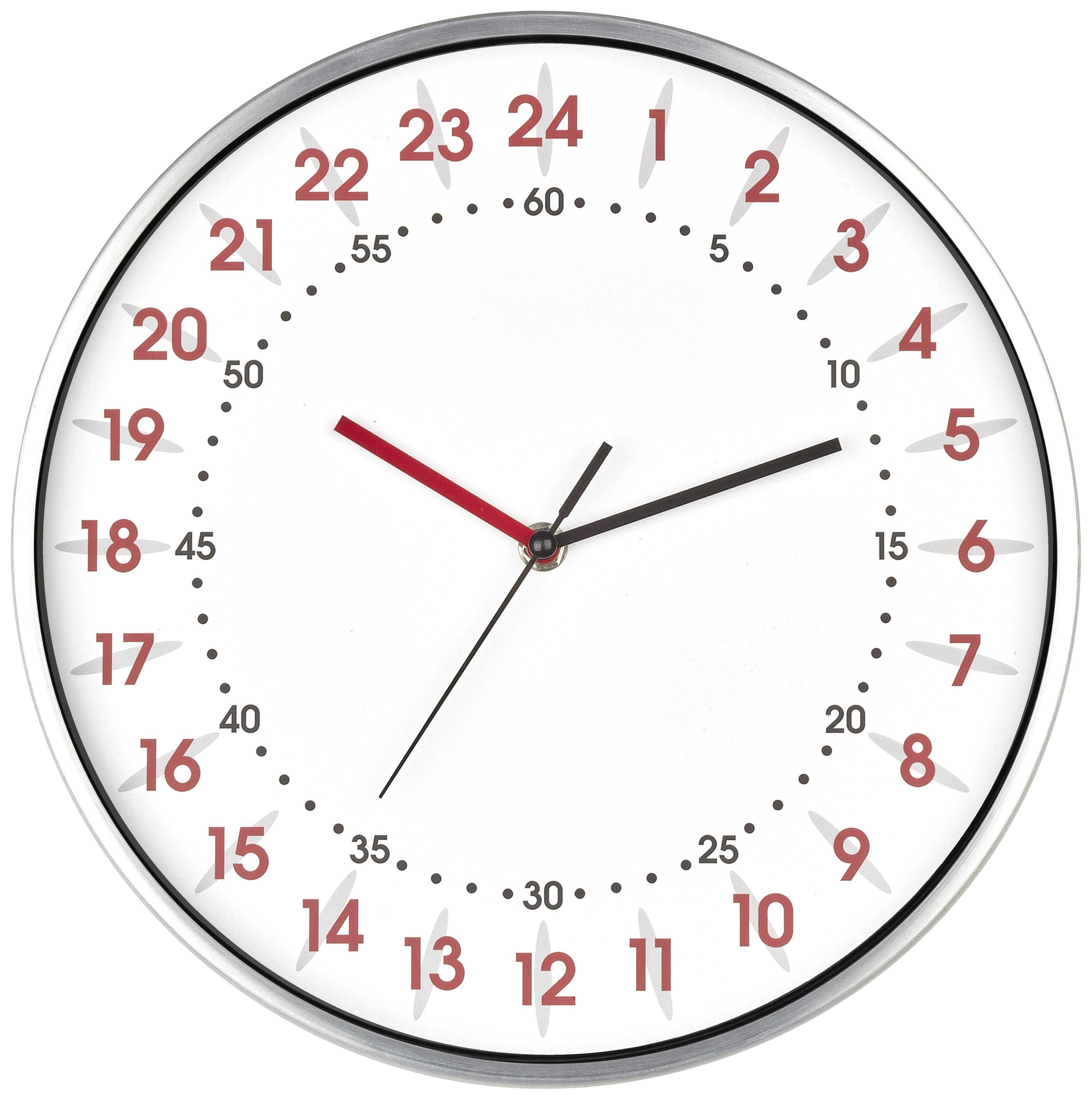 Perel Horloge LED Murale, Numérique, Noir, Rouge | Leroy Merlin
